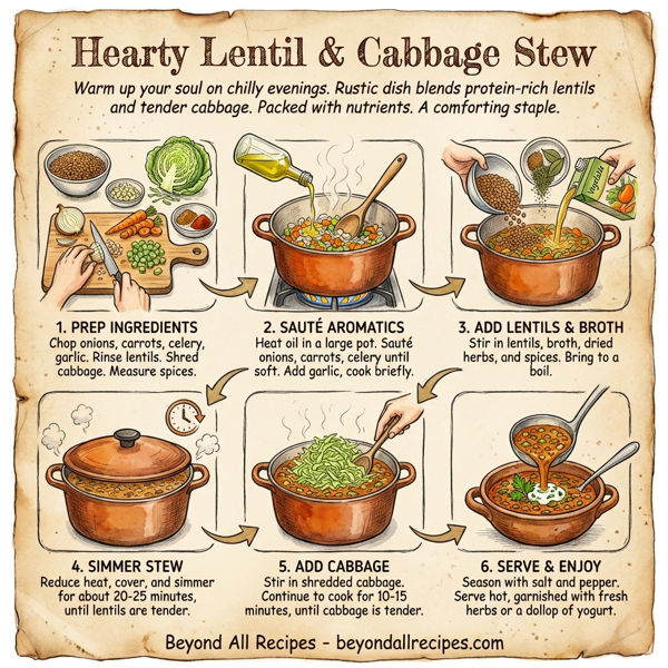 Hearty Lentil & Cabbage Stew instructions