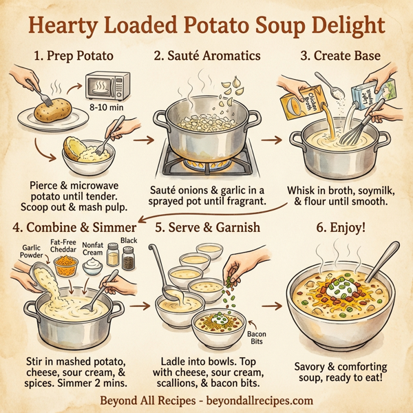 Hearty Loaded Potato Soup Delight instructions