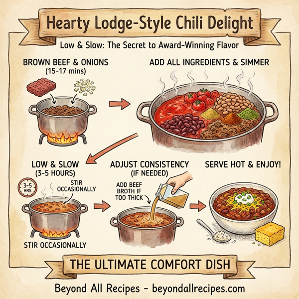 Hearty Lodge-Style Chili Delight instructions