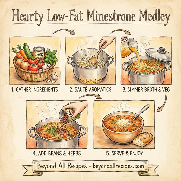 Hearty Low-Fat Minestrone Medley instructions