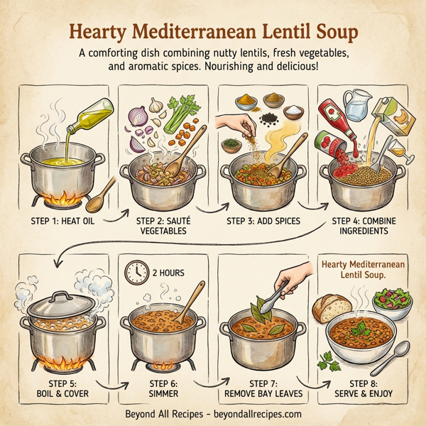 Hearty Mediterranean Lentil Soup instructions