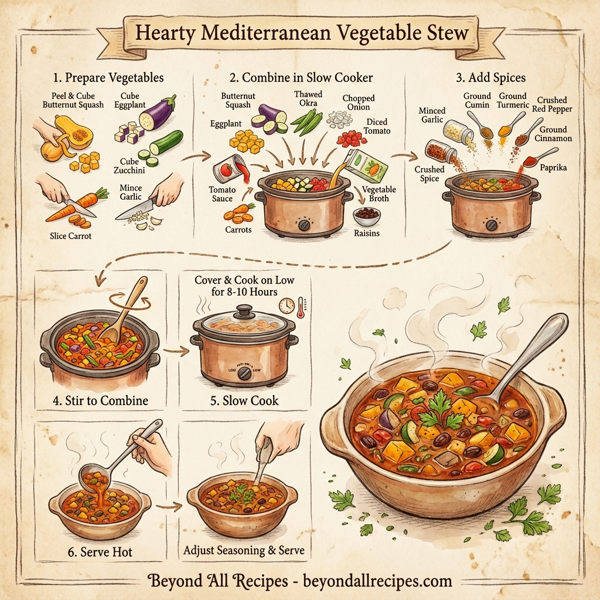 Hearty Mediterranean Vegetable Stew instructions