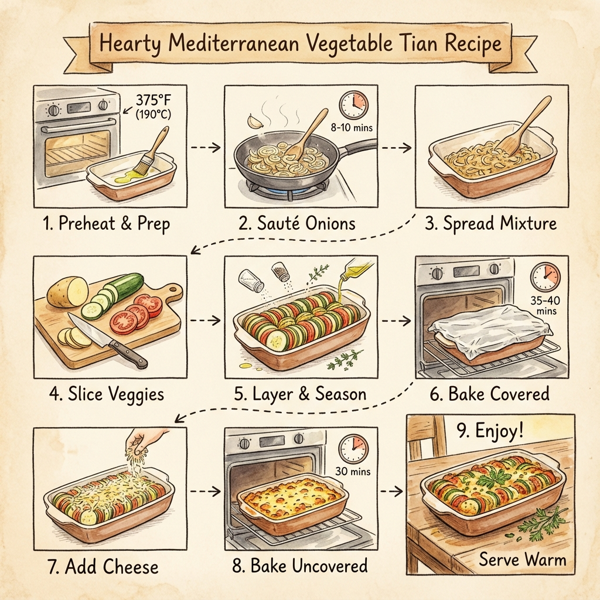 Hearty Mediterranean Vegetable Tian instructions