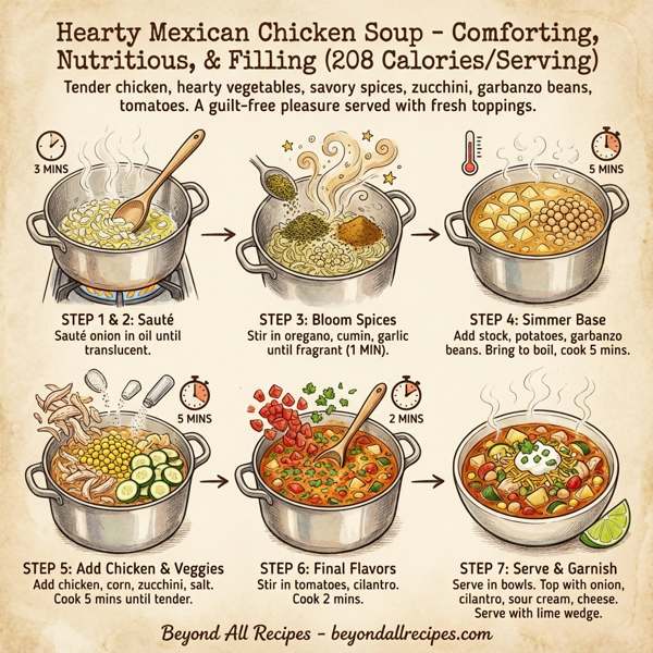 Hearty Mexican Chicken Soup instructions