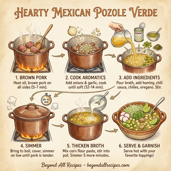 Hearty Mexican Pozole Verde instructions