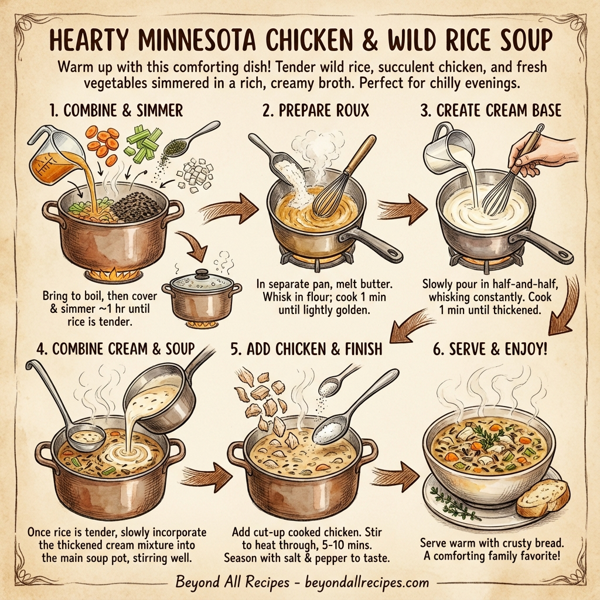 Hearty Minnesota Chicken & Wild Rice Soup instructions