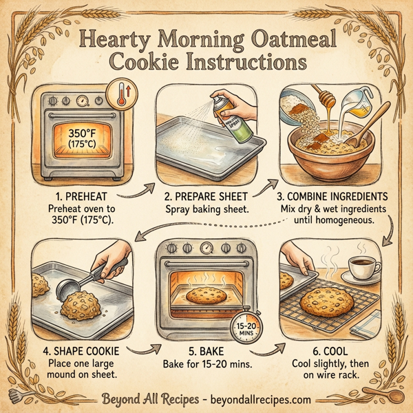 Hearty Morning Oatmeal Cookie instructions