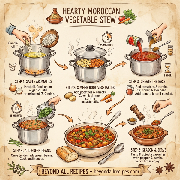 Hearty Moroccan Vegetable Stew instructions