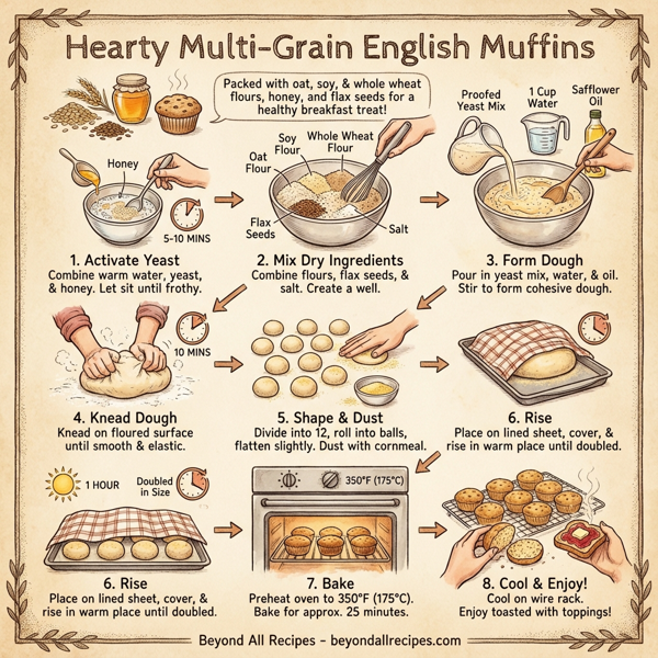 Hearty Multi-Grain English Muffins instructions