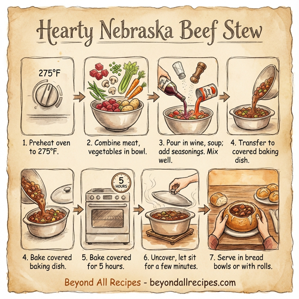 Hearty Nebraska Beef Stew instructions
