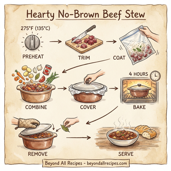 Hearty No-Brown Beef Stew instructions