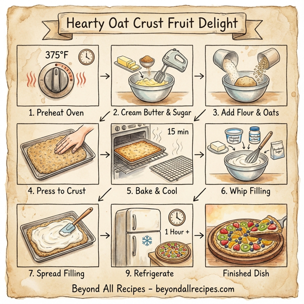 Hearty Oat Crust Fruit Delight instructions