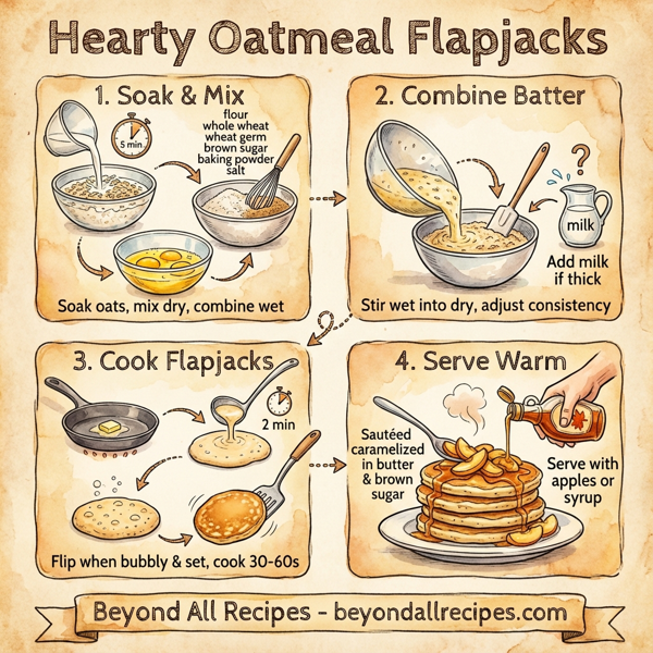 Hearty Oatmeal Flapjacks instructions