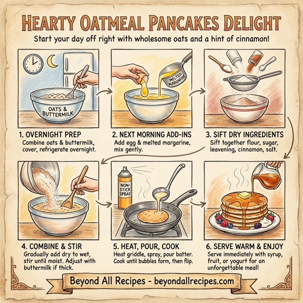 Hearty Oatmeal Pancakes Delight instructions