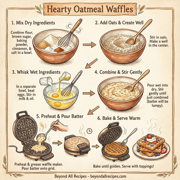 Hearty Oatmeal Waffles instructions