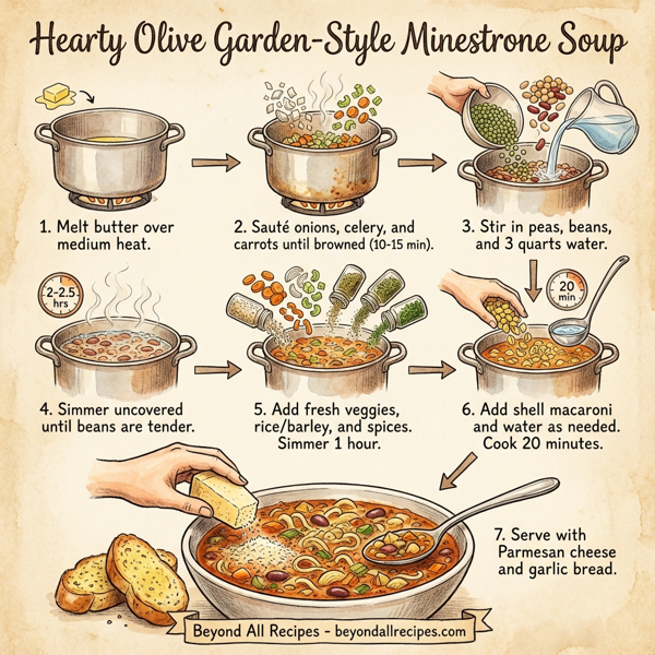 Hearty Olive Garden-Style Minestrone Soup instructions