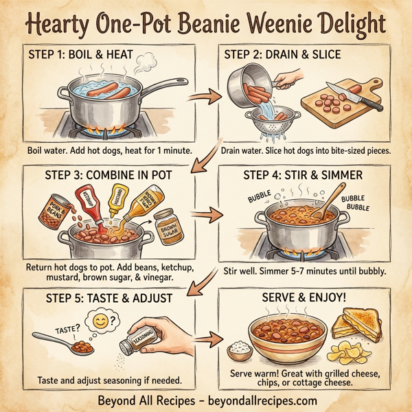 Hearty One-Pot Beanie Weenie Delight instructions