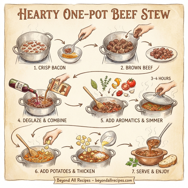 Hearty One-Pot Beef Stew instructions