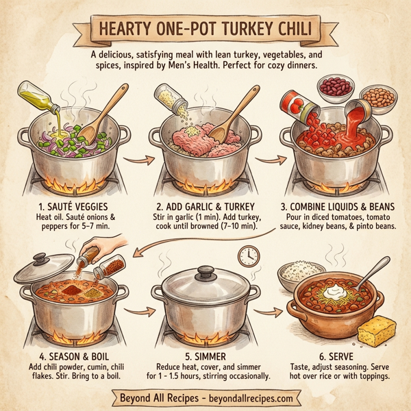 Hearty One-Pot Turkey Chili instructions