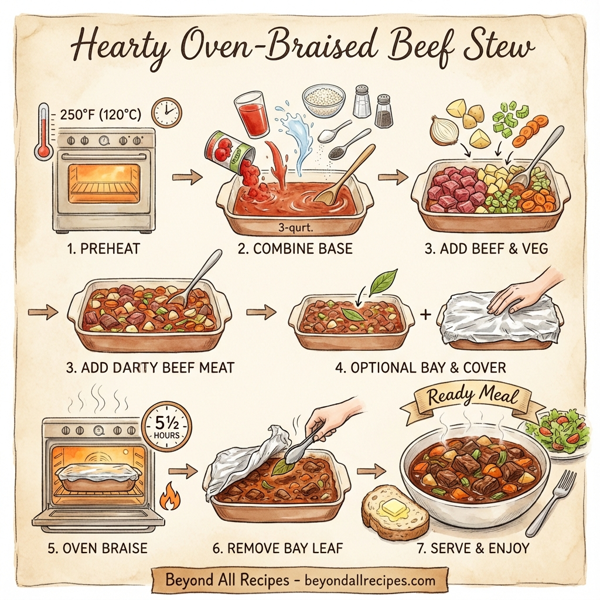 Hearty Oven-Braised Beef Stew instructions