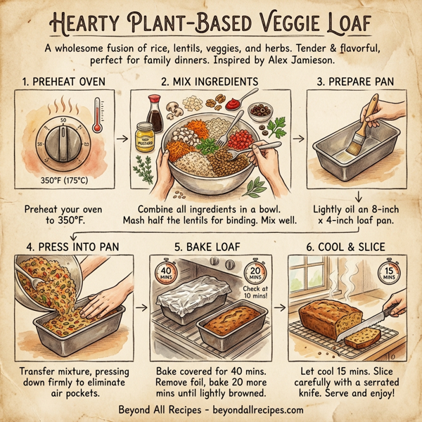 Hearty Plant-Based Veggie Loaf instructions