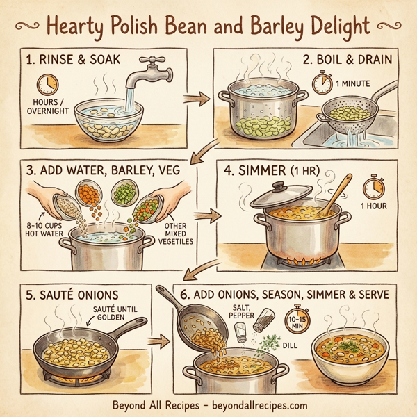Hearty Polish Bean and Barley Delight instructions