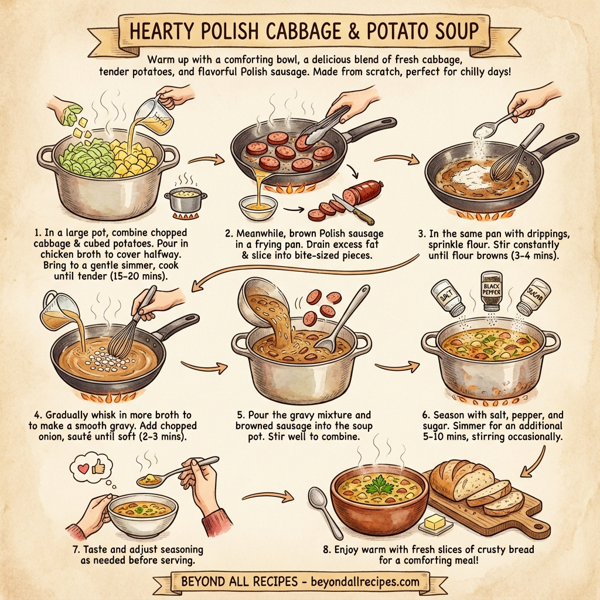 Hearty Polish Cabbage and Potato Soup instructions