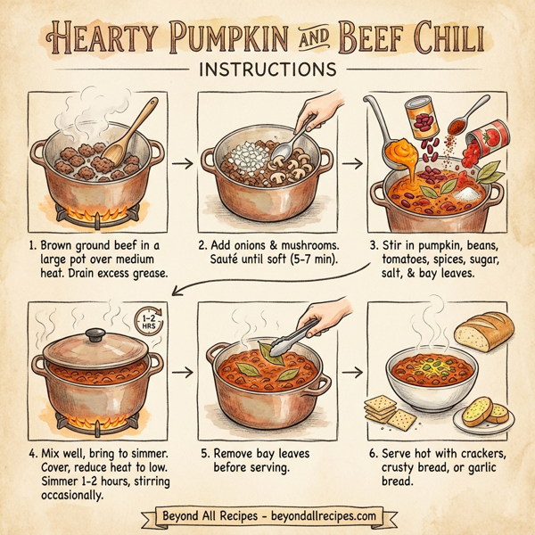 Hearty Pumpkin and Beef Chili instructions
