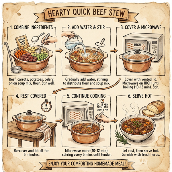 Hearty Quick Beef Stew instructions