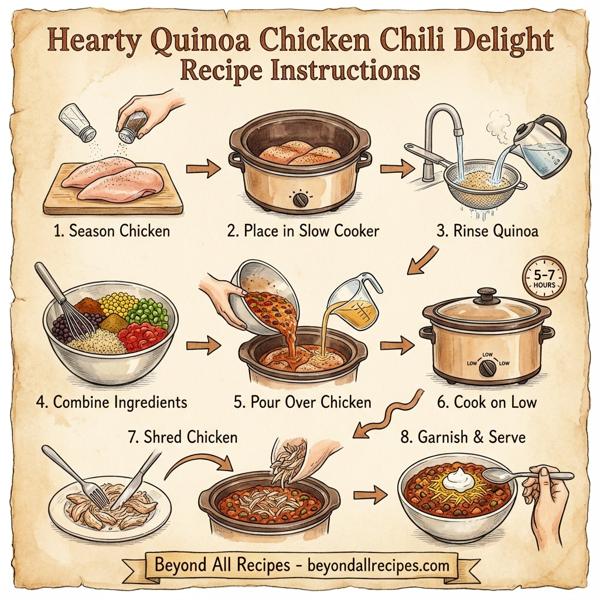 Hearty Quinoa Chicken Chili Delight instructions