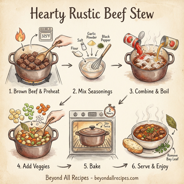 Hearty Rustic Beef Stew instructions