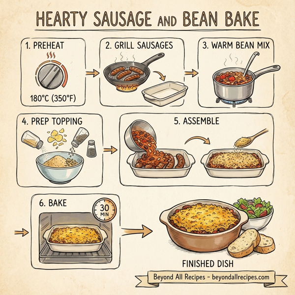 Hearty Sausage and Bean Bake instructions
