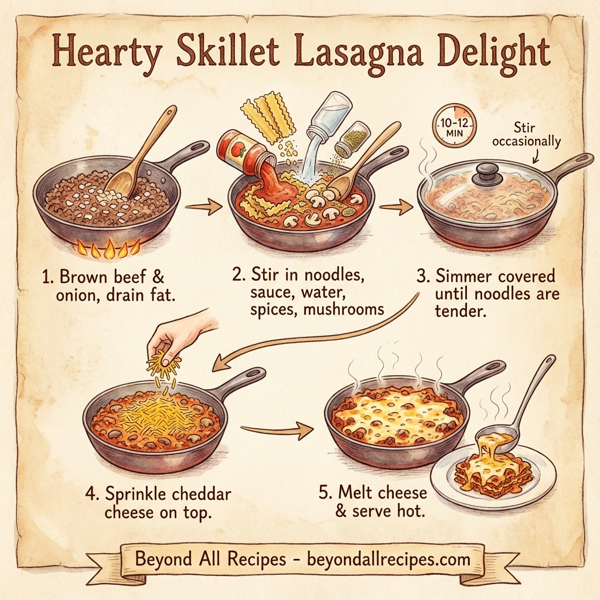Hearty Skillet Lasagna Delight instructions