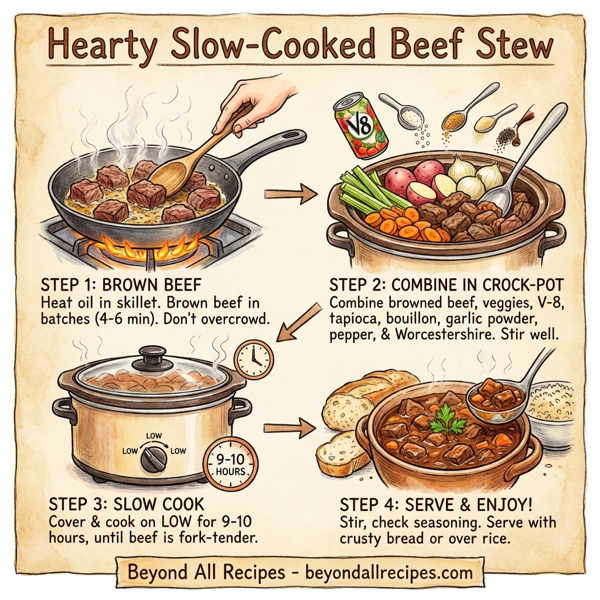 Hearty Slow-Cooked Beef Stew instructions