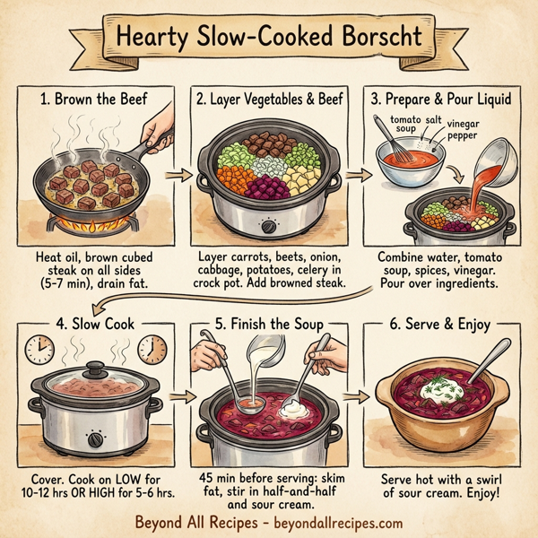 Hearty Slow-Cooked Borscht instructions