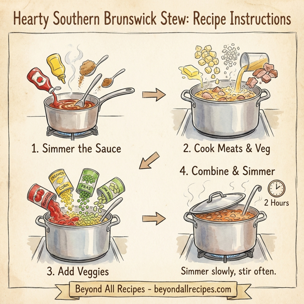 Hearty Southern Brunswick Stew instructions