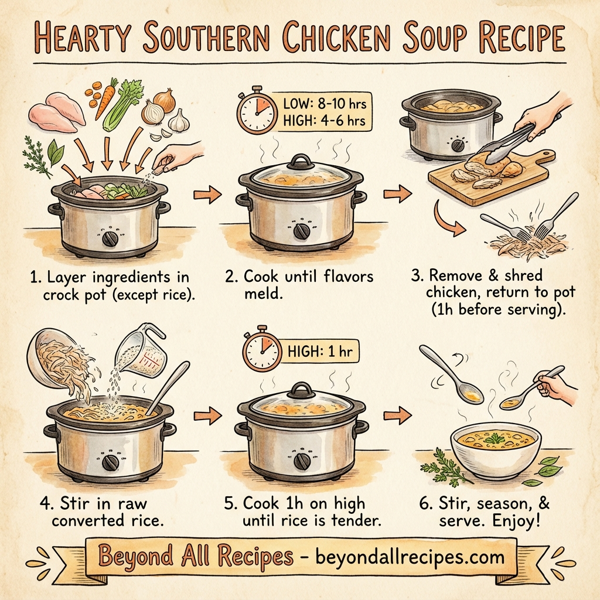 Hearty Southern Chicken Soup instructions