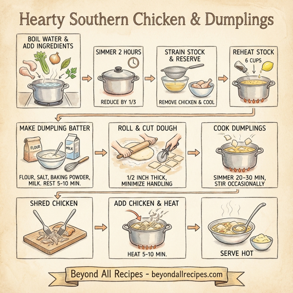 Hearty Southern Chicken & Dumplings instructions