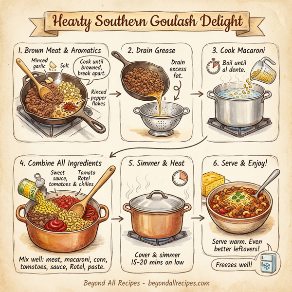 Hearty Southern Goulash Delight instructions