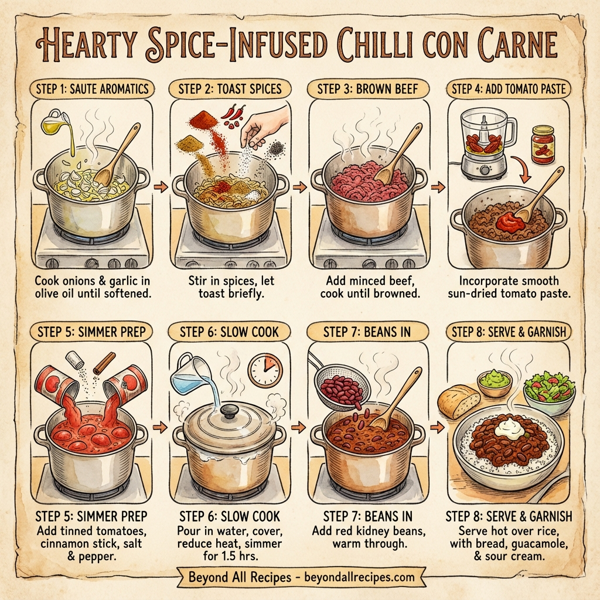 Hearty Spice-Infused Chilli Con Carne instructions