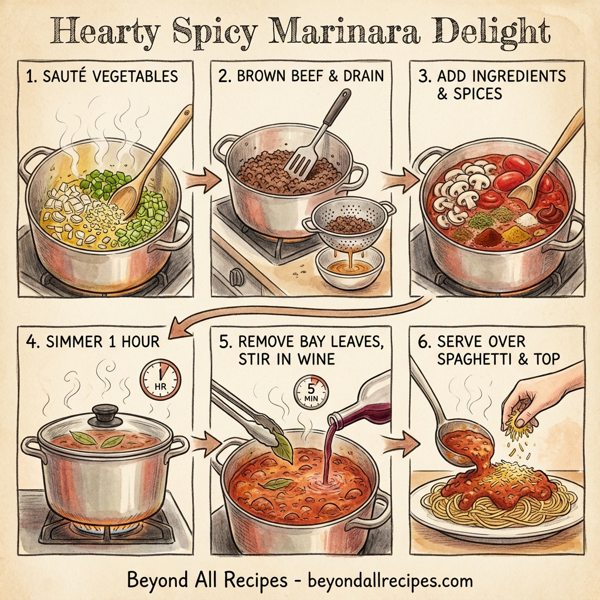 Hearty Spicy Marinara Delight instructions