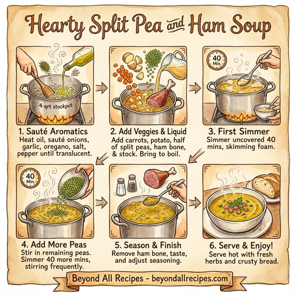 Hearty Split Pea and Ham Soup instructions