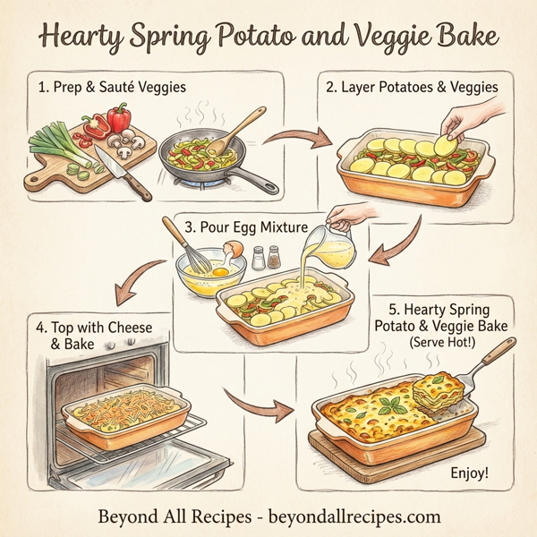 Hearty Spring Potato and Veggie Bake instructions