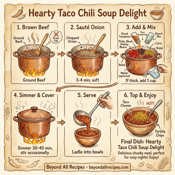 Hearty Taco Chili Soup Delight instructions