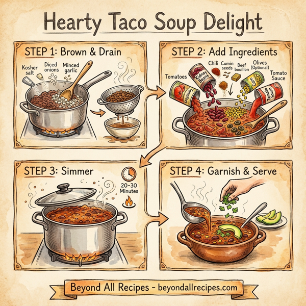 Hearty Taco Soup Delight instructions