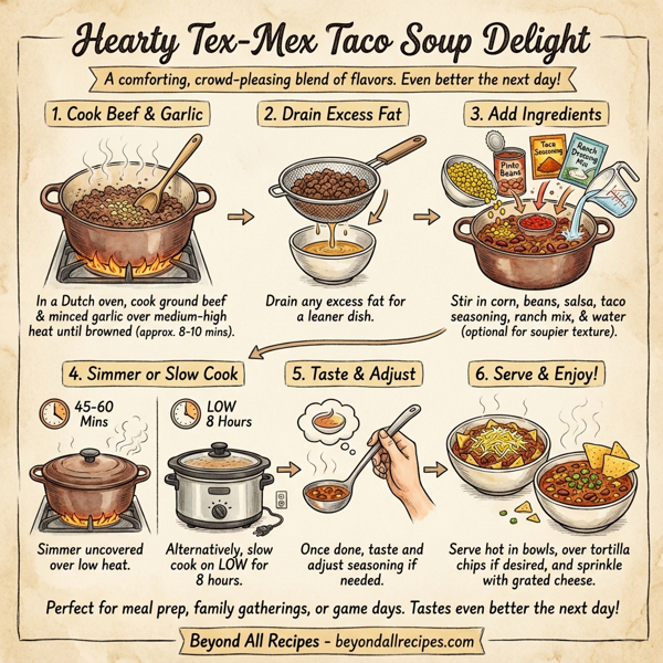 Hearty Tex-Mex Taco Soup Delight instructions