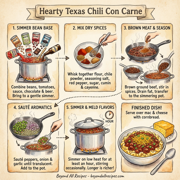 Hearty Texas Chili Con Carne instructions