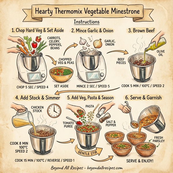 Hearty Thermomix Vegetable Minestrone instructions