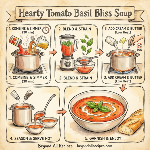 Hearty Tomato Basil Bliss Soup instructions