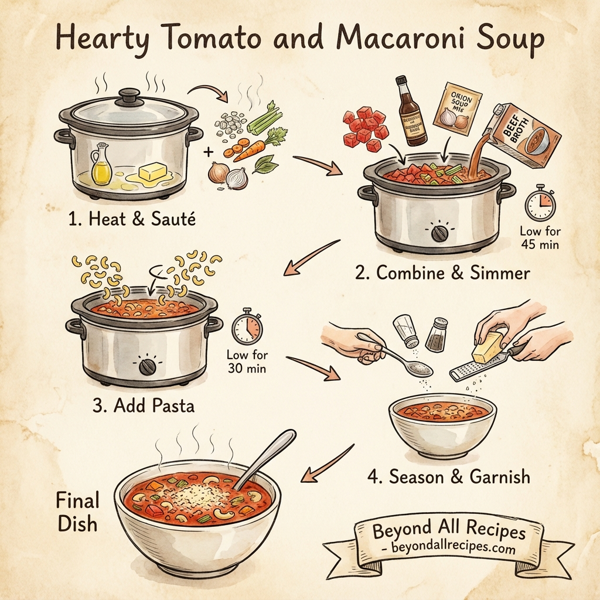 Hearty Tomato and Macaroni Soup instructions